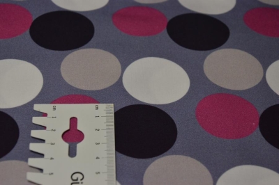 Baumwolle | KIM Punkte groß | bunt grau